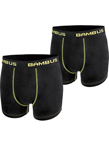 Boxer Shorts - 93% Bambus - Sort
