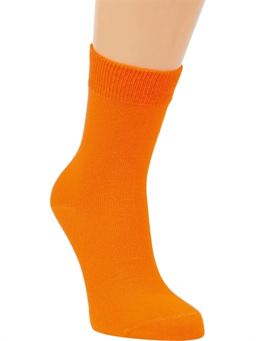 Unisex Børnestrømpe - Uni-farve - Orange