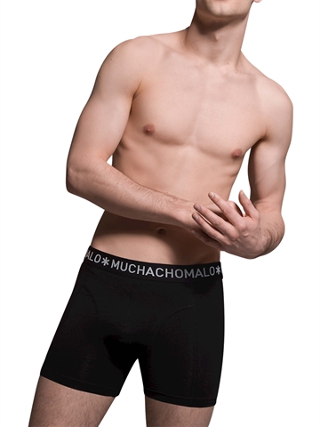 Muchachomalo - Boxershorts - Solid - 2-PAK - Sort