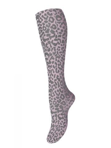Dame knæstrømpe - Sneaky Fox - Leopard - Lilac