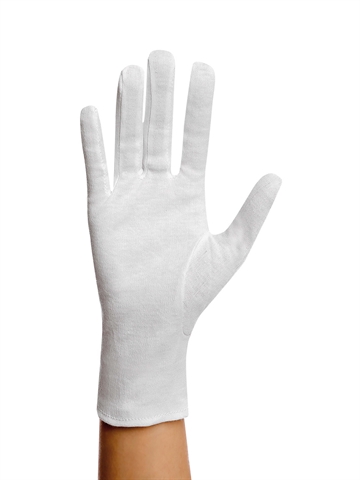 Glamory - Handsker - 100% Bomuld - Hvid