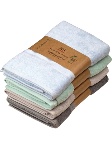 Håndklæde - Fifty Fifty - Bambus Bomuld - 70 x 140 - 4 farver