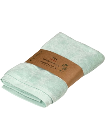 Håndklæde - Fifty Fifty - Bambus Bomuld - 50 x 100 - Grøn