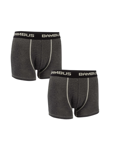 Boxer Shorts - 93% Bambus - Antracit