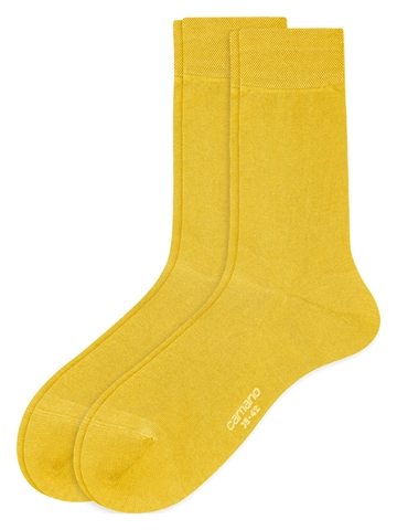 Camano Business Socks - Merceriseret - Super Lemon