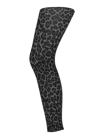 Leggings - Sneaky Fox - Leopard - Antracit