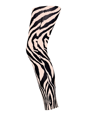 Leggings - Sneaky Fox - Zebra - Nude
