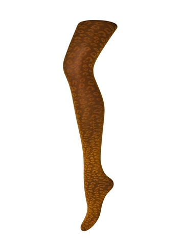 Strømpebukser - Sneaky Fox - MAC Leopard - Bronze