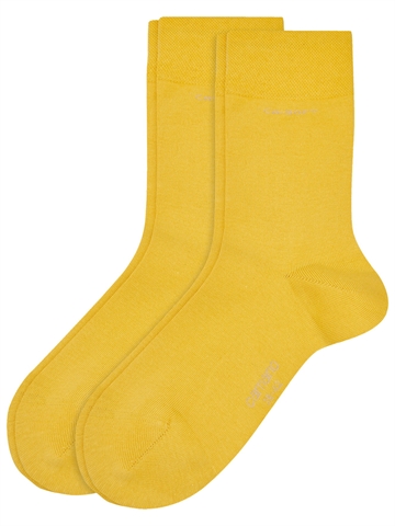 Unisexstrømpe - Camano Soft Socks - Super Lemon