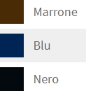 Marrone, Blu og Nero