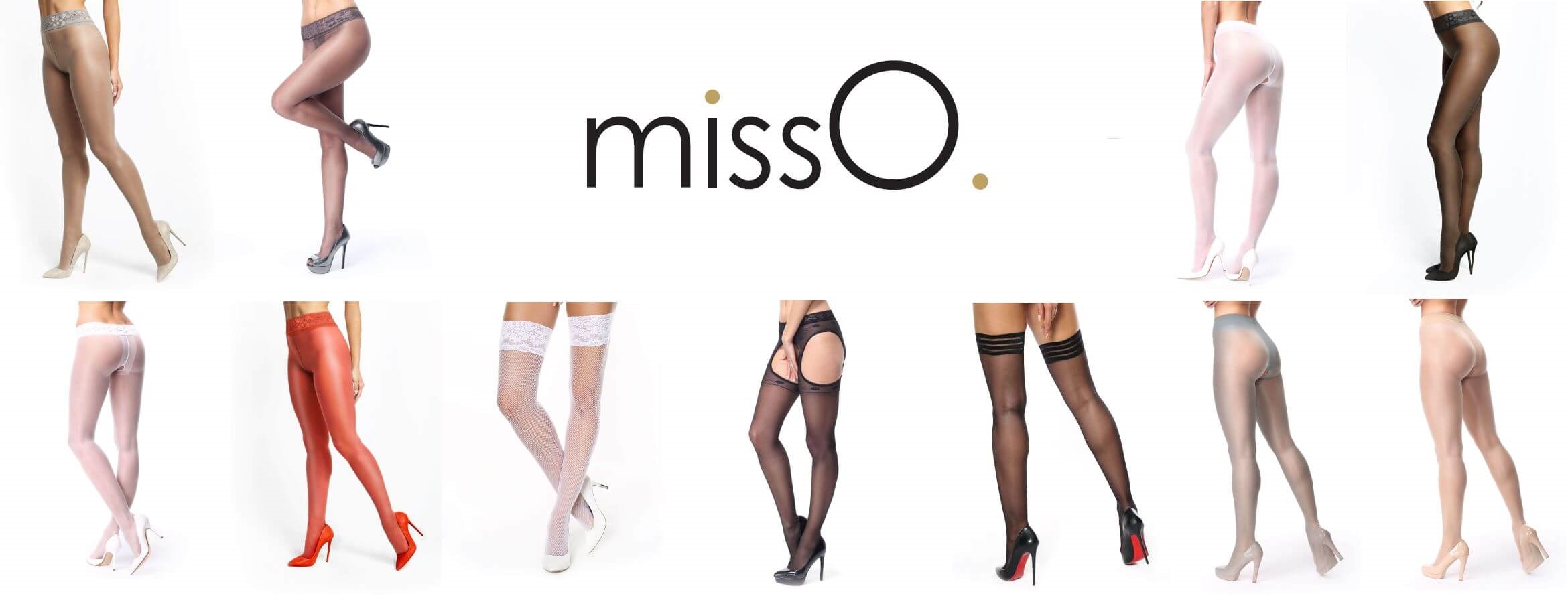 MissO - Ouvert strømpebukser og selvsiddende